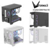 FORMULA V CRYSTAL Z6M V2 FLOE 6 TG m-ATX Casing (6x ARGB + Hub) LUMI 3T