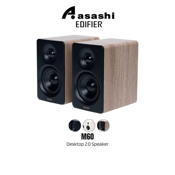Edifier M60 Compact desktop 2.0 Speakers works with EDIFIER ConneX App
