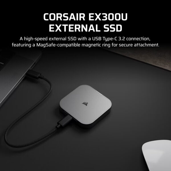 Corsair EX300U 1TB/2TB/4TB USB3.2 Gen2 Type-C Portable SSD