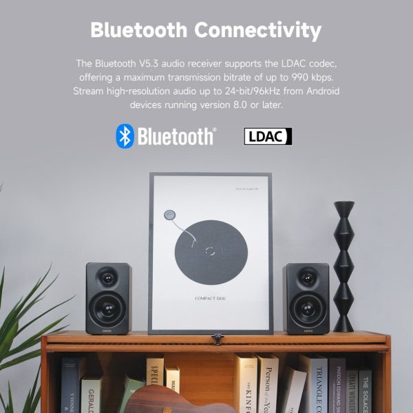 Edifier M60 Compact desktop 2.0 Speakers works with EDIFIER ConneX App