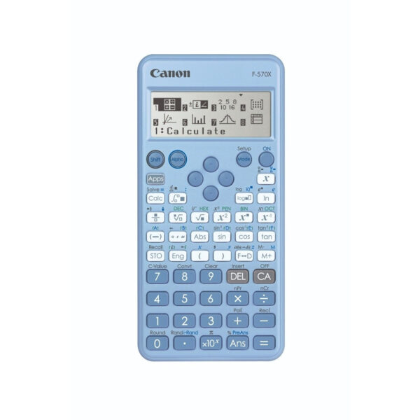 717899fb3fa366ce255aff5fa10f74bc.jpeg Canon F-570X Scientific Calculator with 700 Functions Black Blue Pink