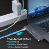 MOKIN MOMUC2206 7 in 2 M*cBo-0k USB-C to HDMI +Thunderbolt 3.0 PD100W / SD/MicroSD / USB-C x1 / USB3.0 x2