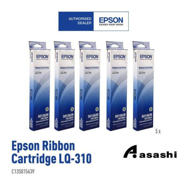 Epson Ink Ribbon LQ-310 S015639 2/3/5pcs S015639