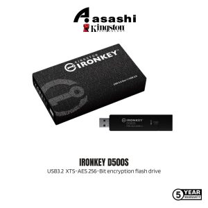Kingston Ironkey D500S 16GB / 32GB / 64GB / 128GB / 256GB / 512GB USB3.2  XTS-AES 256-Bit encryption flash drive