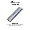 MOKIN MOMUC2206 7 in 2 M*cBo-0k USB-C to HDMI +Thunderbolt 3.0 PD100W / SD/MicroSD / USB-C x1 / USB3.0 x2