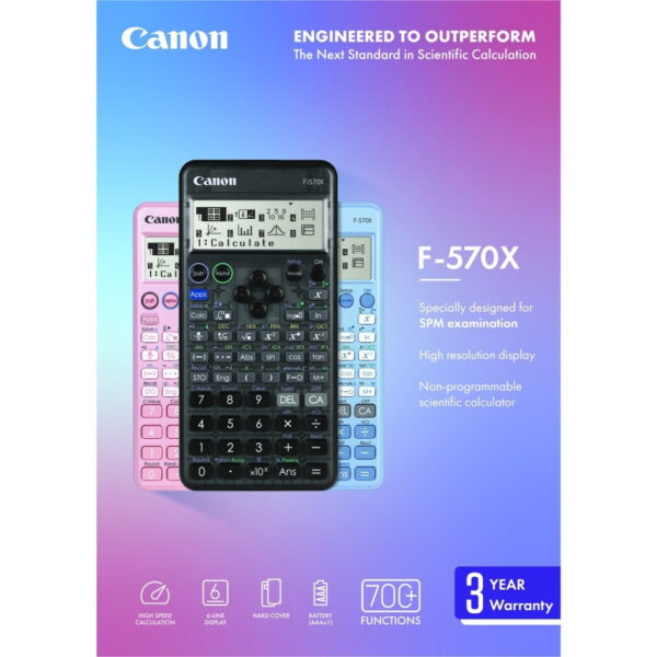 9c8364c5543f6082519cc81ed2b4e353.jpeg Canon F-570X Scientific Calculator with 700 Functions Black Blue Pink