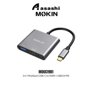 a09cf5fedf4eff0e3d607a08afaa235c.jpeg MOKIN MOUC1901 3 in 1 Multiport USB-C to HDMI + USB3.0+PD