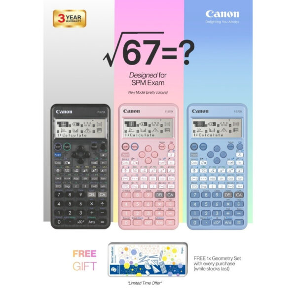 acbc81f640e601882efce226678b22c1.jpeg Canon F-570X Scientific Calculator with 700 Functions Black Blue Pink