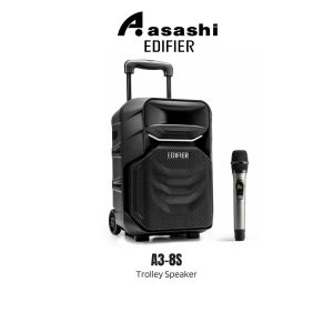 b671c3eb14f048b312f437a18bed429c.jpeg Edifier A3-8S True Wireless Stereo Pairing Trolley Speaker with Bluetooth / AUX - Record Replay | Build in Battery