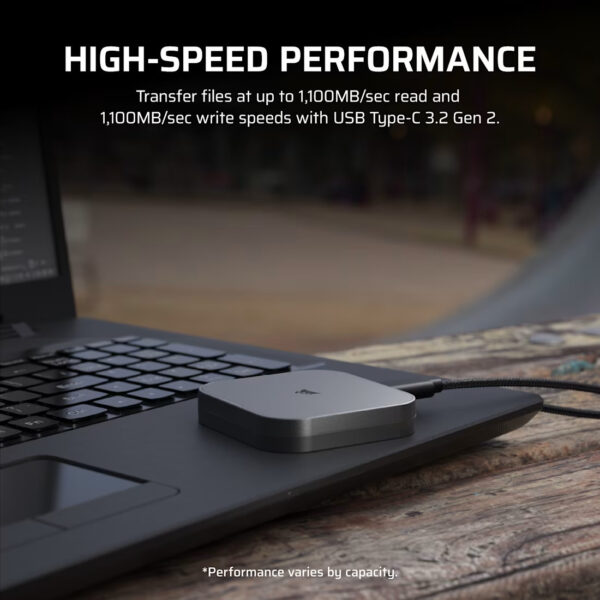 Corsair EX300U 1TB/2TB/4TB USB3.2 Gen2 Type-C Portable SSD