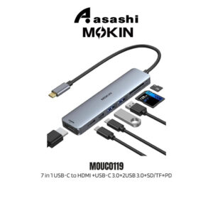 ca41d4b8c2479c3f9773eb4210a68caa.jpeg MOKIN MOUC0119 7 in 1 USB-C to HDMI +USB-C 3.0+2USB 3.0+SD/TF+PD