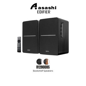 d20152fa3ad2c97ddfbd9bdb2c93d765.jpeg Edifier R1280DBs 2.0 Active Bookshelf Speakers | Wireless Desktop TV Speakers | Extra Bass Sub-out | Premium Wood Design
