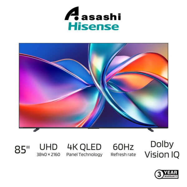 dedda279d593bcdaaa9a9cac5077350b.jpeg Hisense 85Q6Q 85" QLED 4K UHD Smart TV (3840×2160) with 60Hz with HDCP version 2.2 | Q6Q series