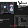 FORMULA V CRYSTAL Z6M V2 FLOE 6 TG m-ATX Casing (6x ARGB + Hub) LUMI 3T