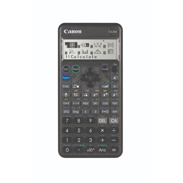 f25a962894a709e206ae049f55a10fef.jpeg Canon F-570X Scientific Calculator with 700 Functions Black Blue Pink