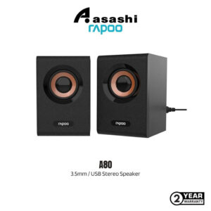 063a66e6d303570277a711dee8620b07.jpeg Rapoo A80 3.5mm / USB Port Wired Wooden Material Casing Compact Stereo Speaker