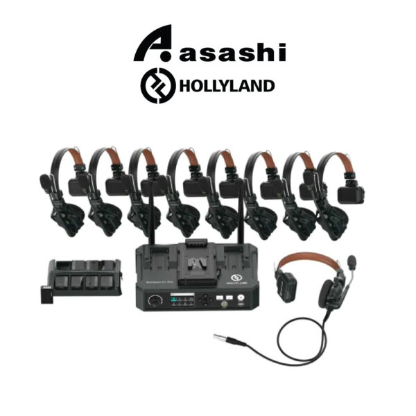 Hollyland Solidcom C1 Pro 8S with Hub (8-person Noise Cancelling Headest Intercom)