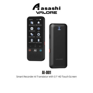 Valore AI-001 Smart Recorder AI Translator with 3.1" HD Touch Screen
