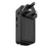 (3C Certified-QR) Momax 1-PAC⁺ 10000mAh 3 in 1 Hybrid GaN Battery Pack with Build-in retractable Cable - Black