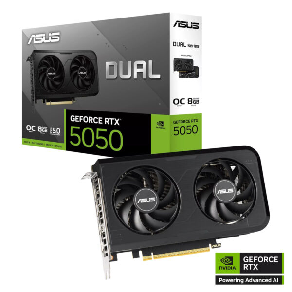 41a85ecbef3f8bf42761e026fff9c05c.jpeg ASUS Dual GeForce RTX 5050 8GB OC GDDR6 Graphic Card DUAL-RTX5050-O8G