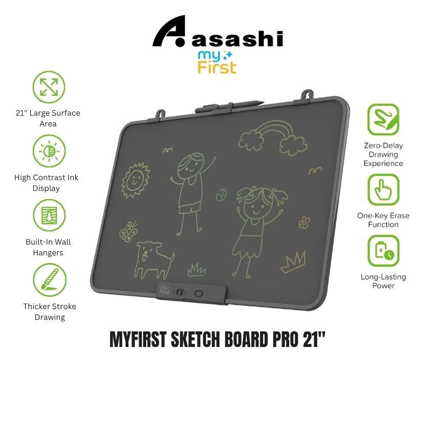 [NEW] myFirst Sketch Board Pro Dual Usage Whiteboard and Colour LED ...