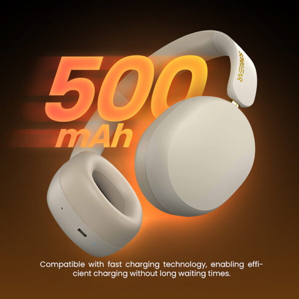 SonicGear Aura Clear 5 / Auraclear 5 LDAC Hi-Res Bluetooh Headphone | Bluetooth6.0 | ANC -38dB Noise Reduction | Type-C