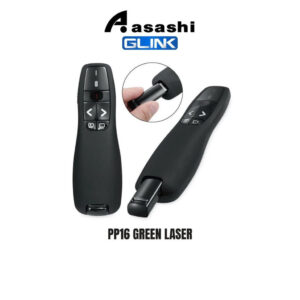 5106a07a962a7923e1da875995cf63d5-1.jpeg Glink PP16 Green Laser Wireless Presenter USB+TYPE-C Pointer PPT Remote Control Presentation | Laser pointer