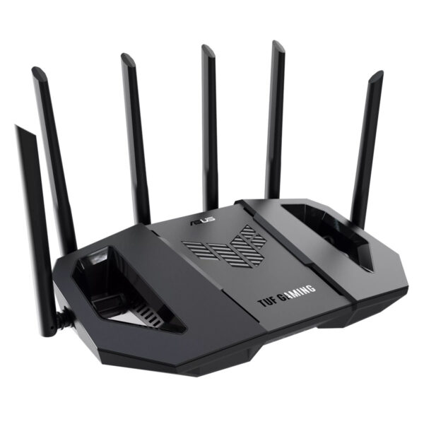 ASUS TUF Gaming BE9400 Dual Band WiFi 7 (802.11be) Extendable Gaming Router (Quad 2.5GbE ports, 3-step Port Forwarding)
