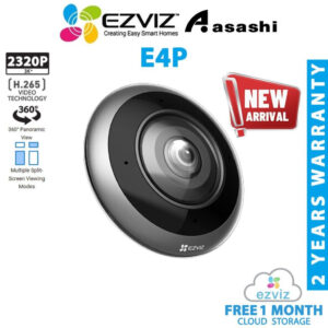 731606712531b227bdae97a21a6782ff.jpeg EZVIZ E4P 6MP 3K⁺ Two-Way Talk Human Shape Detection H.265 5G Smart Dual Band Wi-Fi Panoramic Fisheye Camera