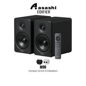 7999228b8947678c5a1e2046f45aebc7.jpeg Edifier M90 Compact Active 2.0 Speakers | 100W RMS Hi-Res Audio | HDMI eARC for PS5 & TV | Bluetooth V6.0