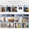 (INSTALLATION INCLUDED) EZVIZ DL50FVS PLUS Face Palm Vein Recognition Smart Lock Keyless Doorlock Dual-Lens 3D Door Lock