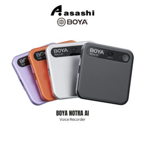 Boya NOTRA AI 64GB Smart Voice Recorder with Call Recording and AI Transcription