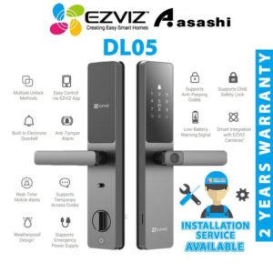 bc028c7b71e0ea724b02edcd0396dffc.jpeg (INSTALLATION INCLUDED) EZVIZ DL05 Smart Home Security Fingerprint Door Handle Lock Smart Fingerprint Lock