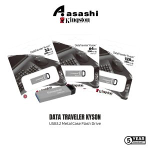 Kingston DT Kyson 32GB / 64GB / 128GB / 256GB USB3.2 Metal Case Flash Drive