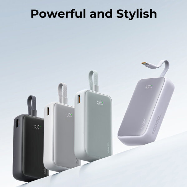 (3C Certified) AUKEY PB-Y61 30W 10000mAh Spark Sling Neo PD Power Bank