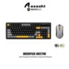 Micropack KM270W 3 Modes Rechargeable Wireless Keyboard Mouse Combo - Black/Green