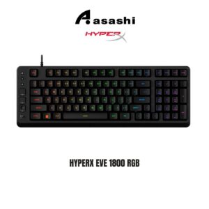 HyperX Eve 1800 RGB Gaming Keyboard B7JE0AA 2 Years onsite Warranty