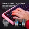 HyperX Origins 2 Pro 65 Mechanical Gaming Keyboard BN7S3AA (Per Key RGB/Magnetic Linear/Anti-Ghosting/8K Polling/2 Years)