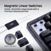 HyperX Origins 2 Pro 65 Mechanical Gaming Keyboard BN7S3AA (Per Key RGB/Magnetic Linear/Anti-Ghosting/8K Polling/2 Years)