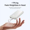 (3C Certified) Vention 10000mAh Magnetic Wireless Power Bank with 22.5W Built-in USB-C Digital Display - 2Y Warranty