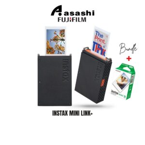 63e5e67ab8d4da250a4f42e546aa60f6.jpeg Fujifilm Instax mini Link+PLUS + mini film 10s Soft Bundle - Black