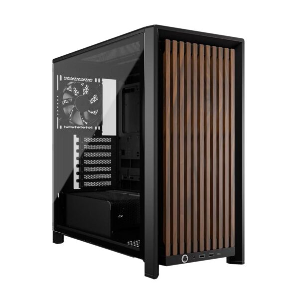 CORSAIR FRAME 4000D RS Wood (Black/White) Mid-Tower PC Case - RS120 x4