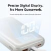 (3C Certified) Vention 10000mAh Magnetic Wireless Power Bank with 22.5W Built-in USB-C Digital Display - 2Y Warranty