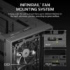 CORSAIR FRAME 4000X RS (BlackWhite) Mid-Tower PC Case - RS120 x4