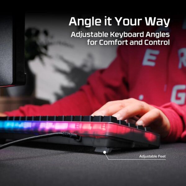 HyperX Origins 2 Pro 65 Mechanical Gaming Keyboard BN7S3AA (Per Key RGB/Magnetic Linear/Anti-Ghosting/8K Polling/2 Years)