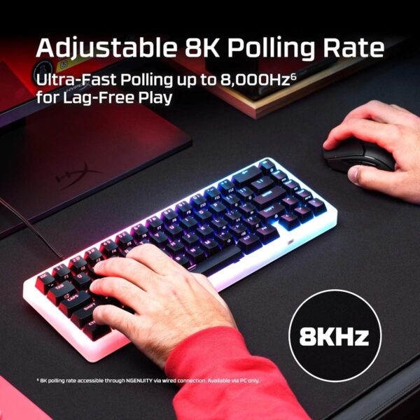 HyperX Origins 2 Pro 65 Mechanical Gaming Keyboard BN7S3AA (Per Key RGB/Magnetic Linear/Anti-Ghosting/8K Polling/2 Years)