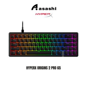 HyperX Origins 2 Pro 65 Mechanical Gaming Keyboard BN7S3AA (Per Key RGB/Magnetic Linear/Anti-Ghosting/8K Polling/2 Years)