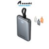 (3C Certified) Vention 10000mAh Magnetic Wireless Power Bank with 22.5W Built-in USB-C Digital Display - 2Y Warranty