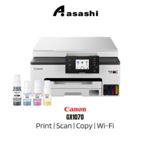 Canon Maxify GX1070 A4 Printer (Print,Scan,Copy,Wifi Direct,15ipm/10ipm,2.7" Touch Screen LCD)