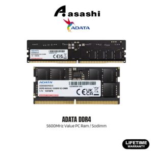 Adata DDR4 8GB/16GB/32GB 5600MHz Value PC Ram / Sodimm